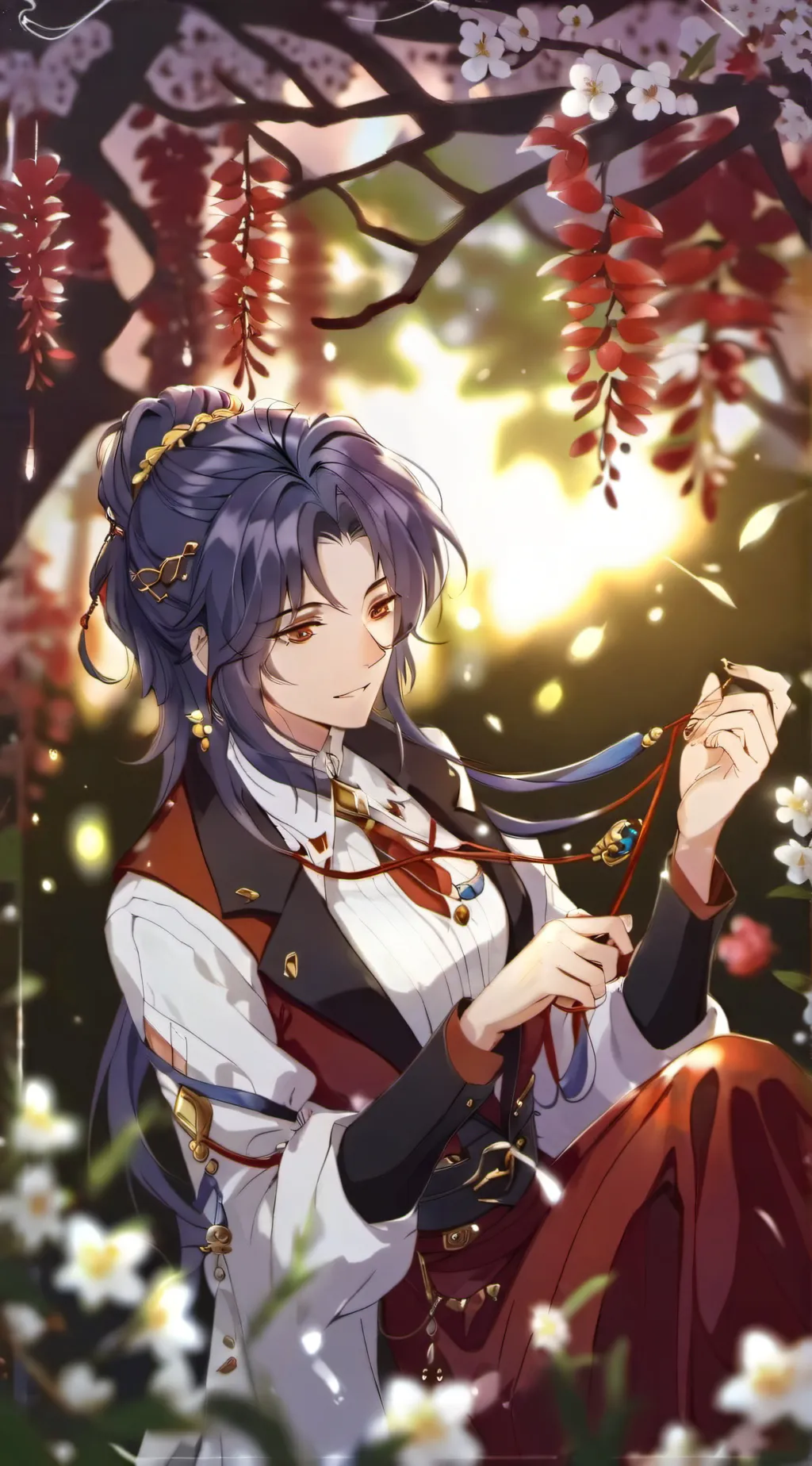 ai character: 明智光秀 background