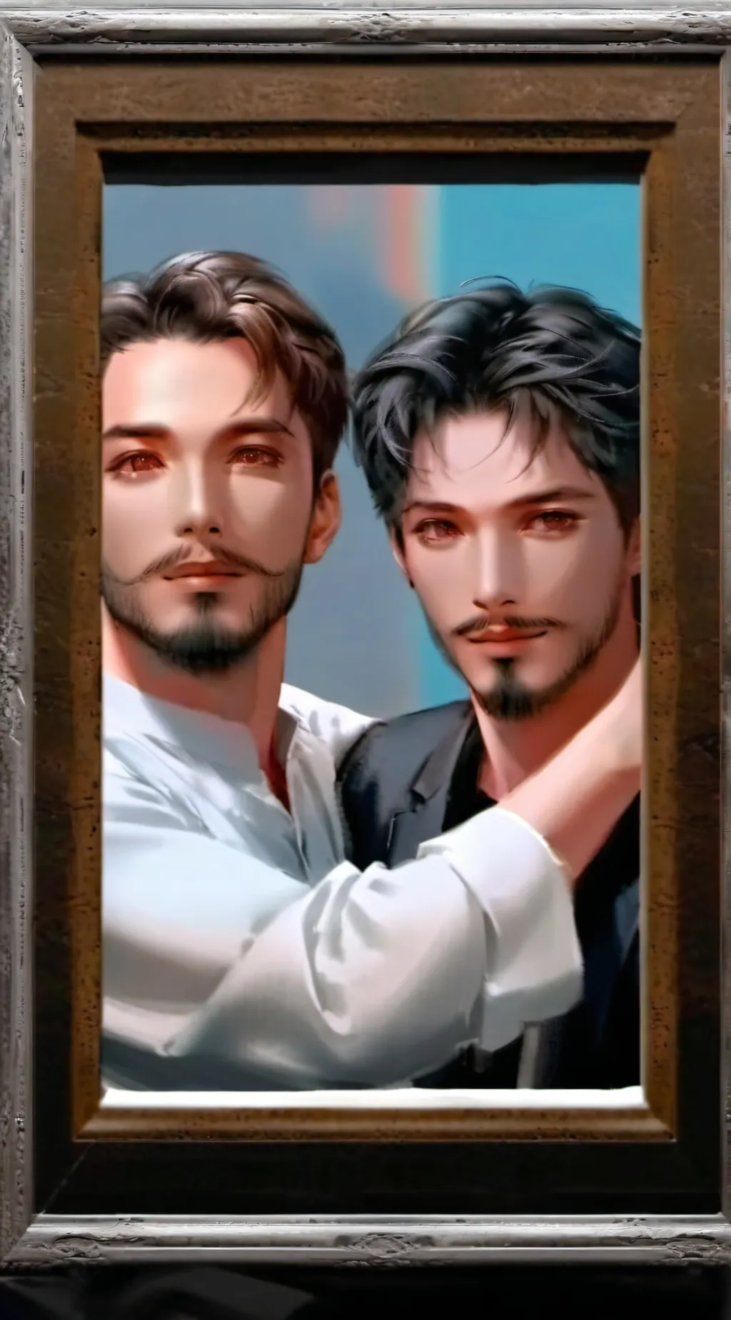 ai character: Magical painting  background