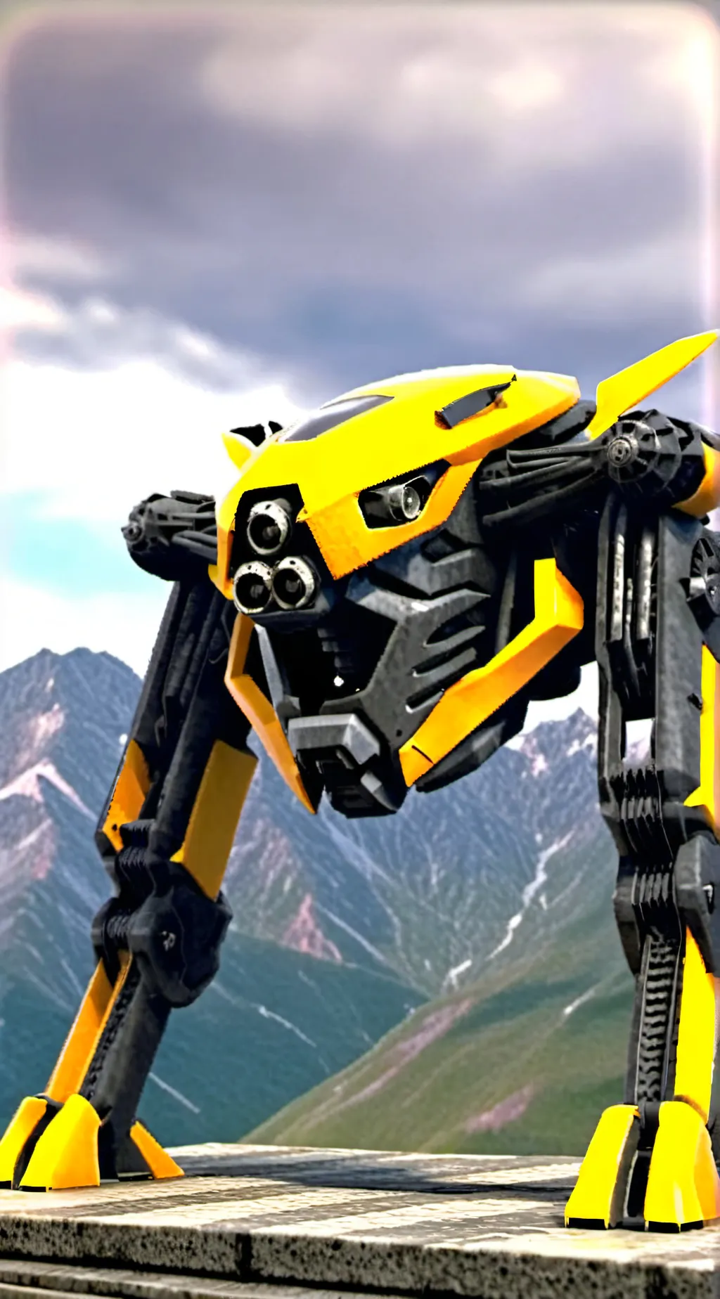 ai character: Titan claw man background