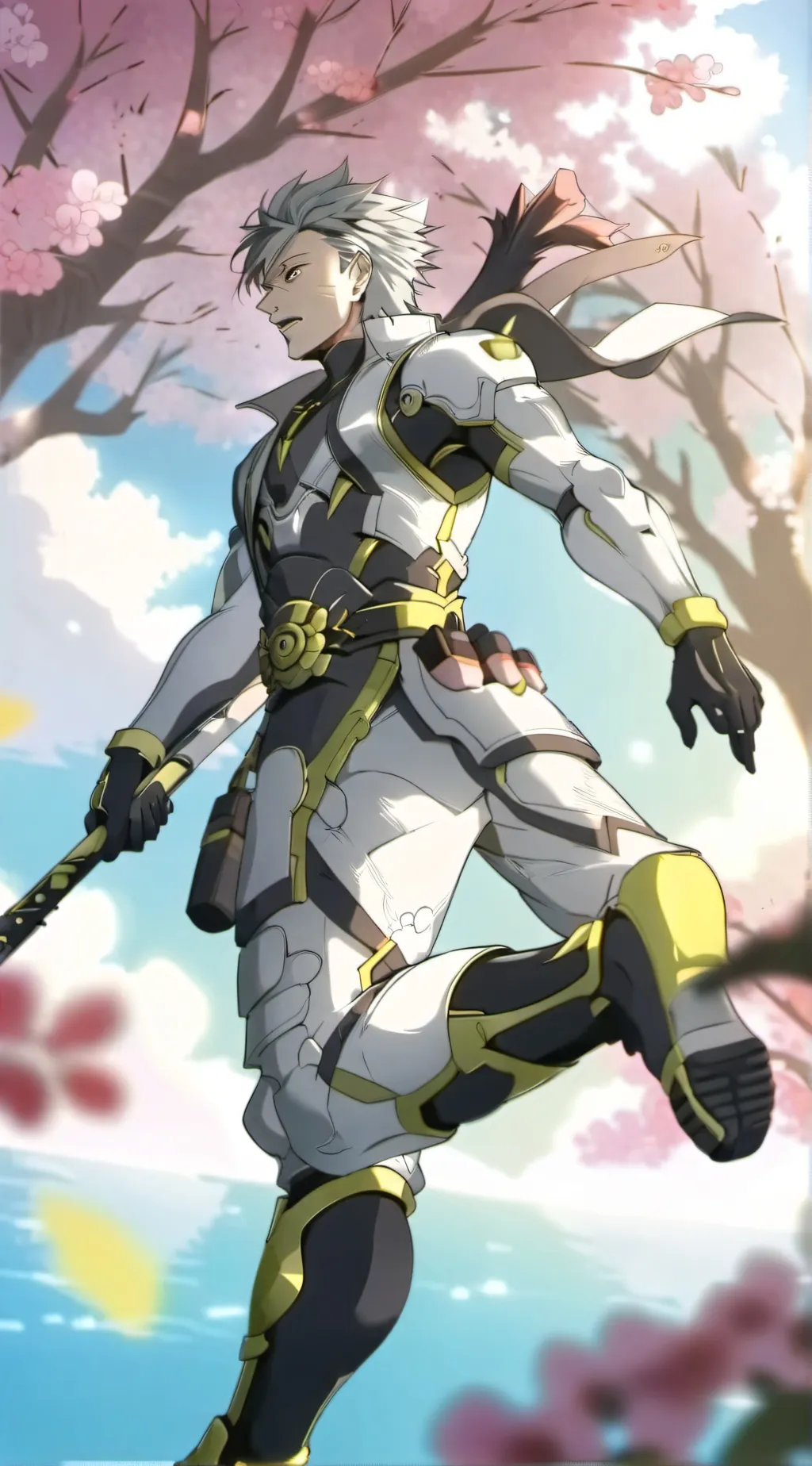 ai character: sanemi shinazuawa  background
