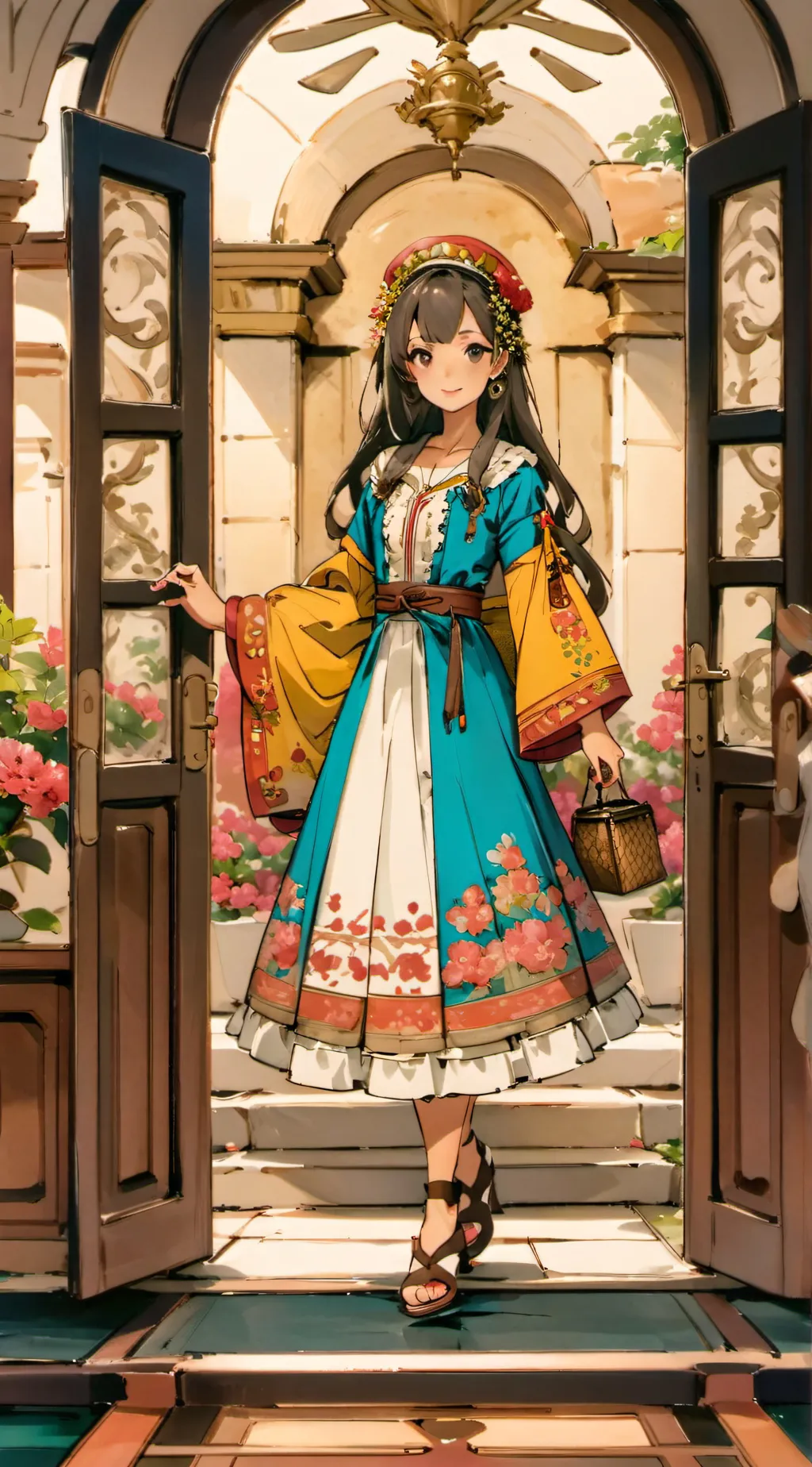 ai character: Ester  background