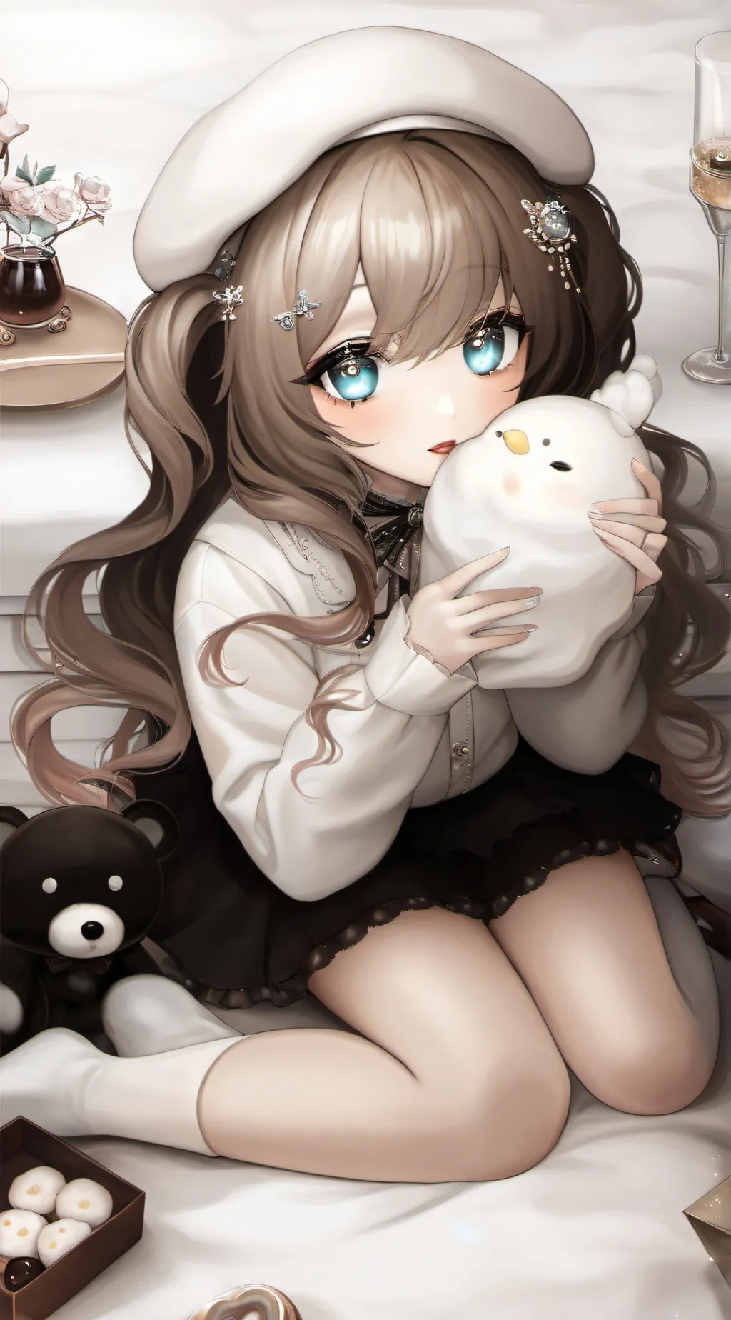 ai character: Angelica  background