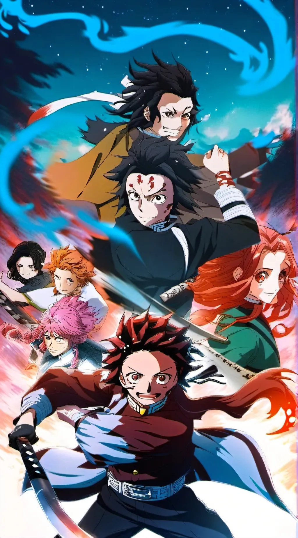 ai character: Demon slayer background