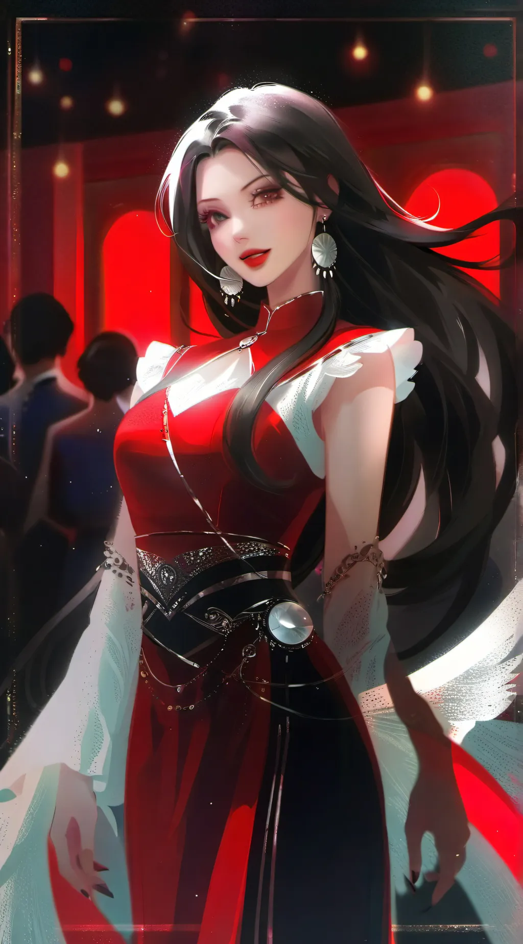 ai character: Cheerleader Vivian background