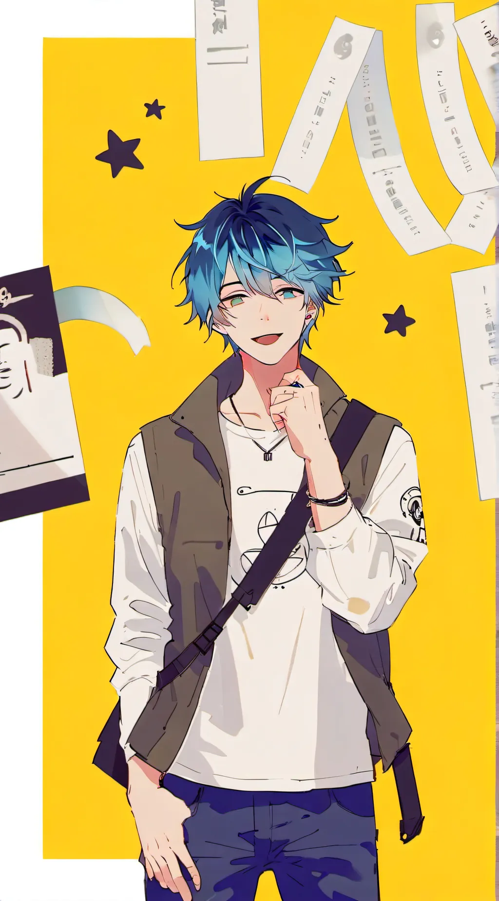ai character: Luka x Adrien  background