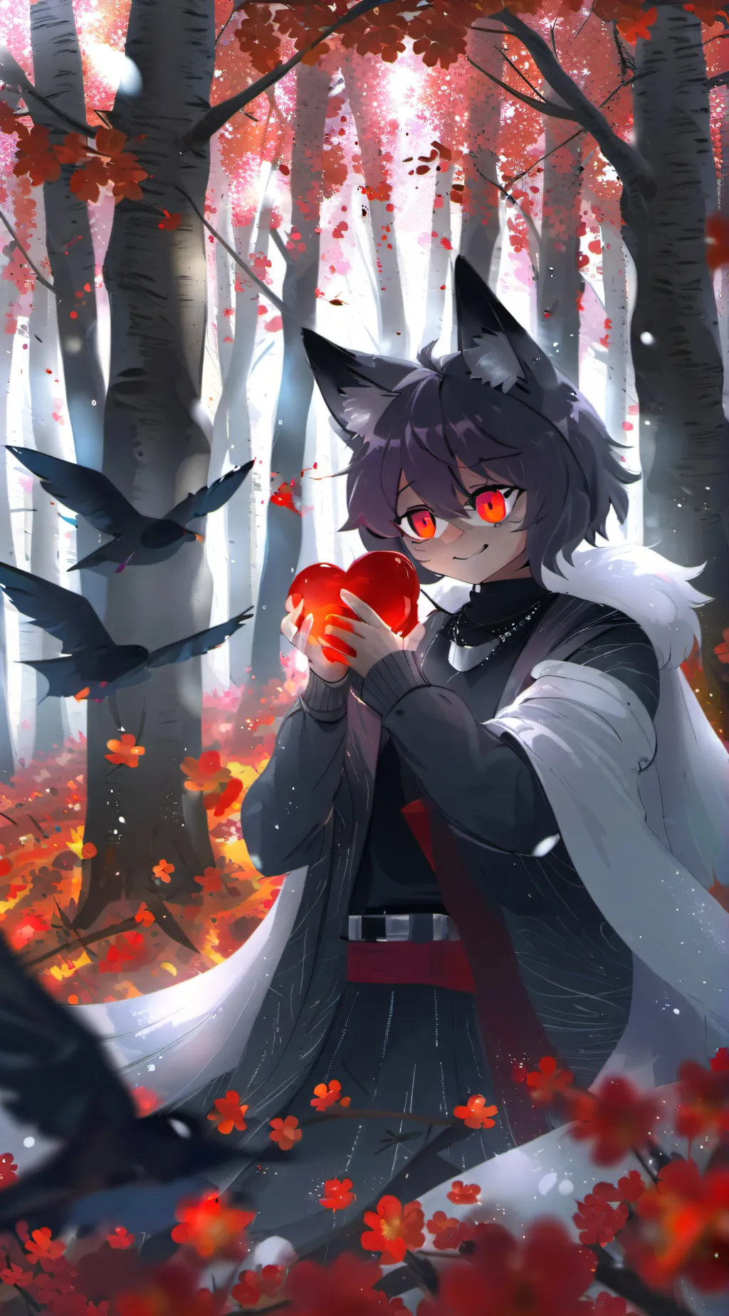 ai character: Solver Uzi.  background