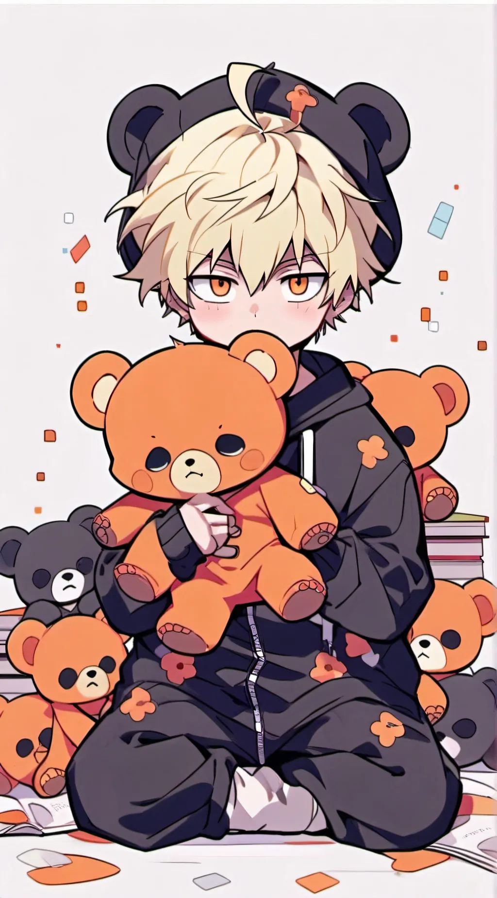 ai character: BABY BAKUGO! background