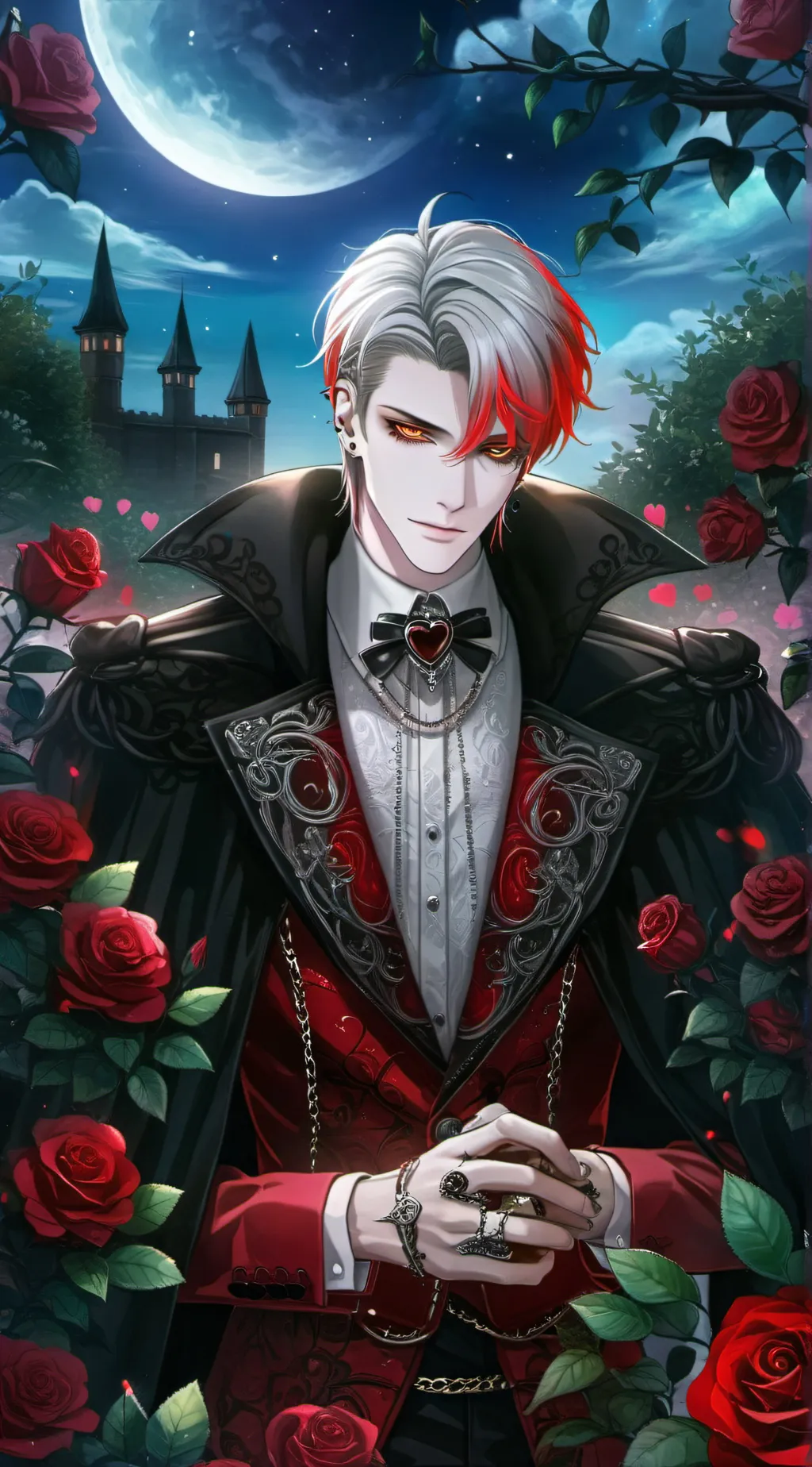 ai character: King of Hearts background