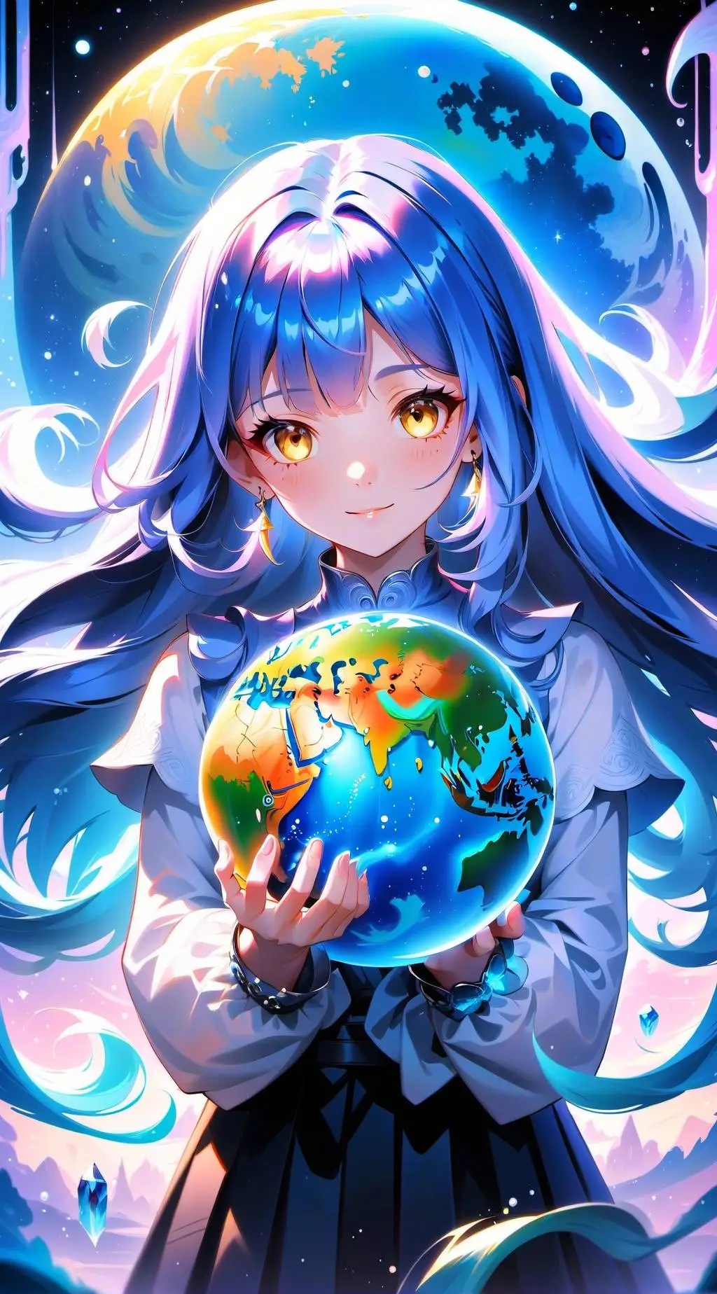 ai character: Supreme Goddess background