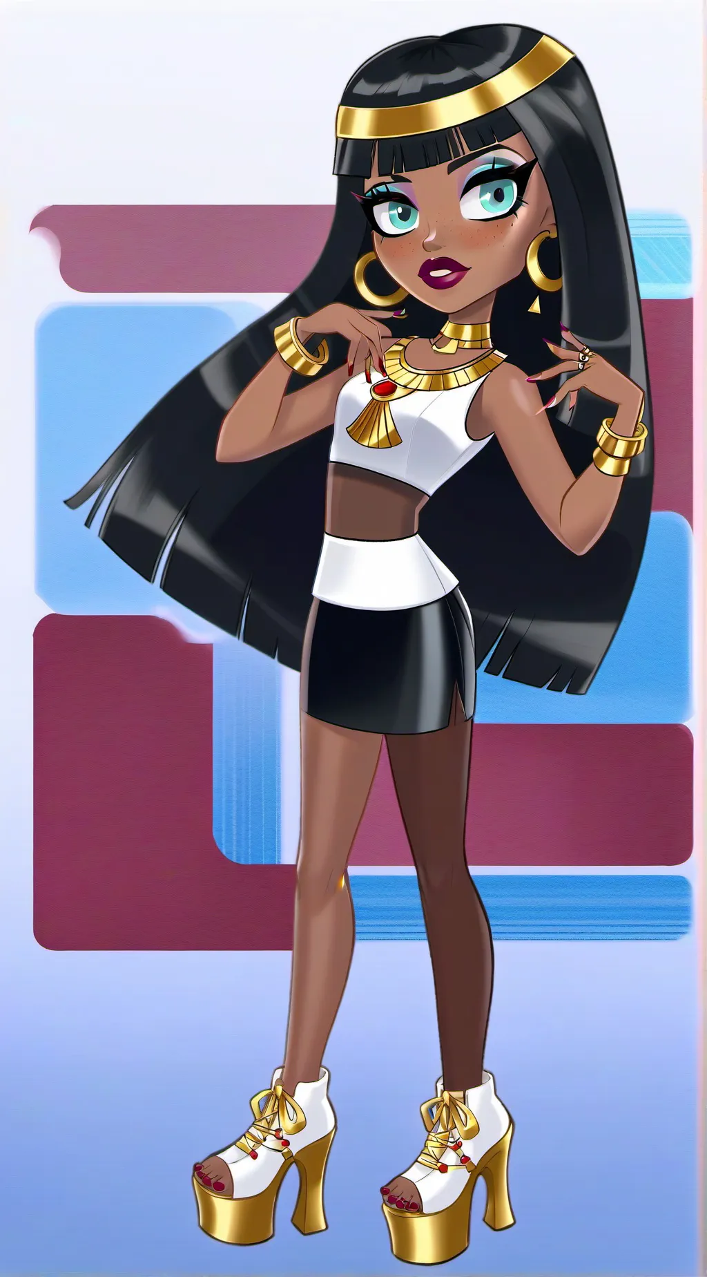 ai character: cleo(human) background