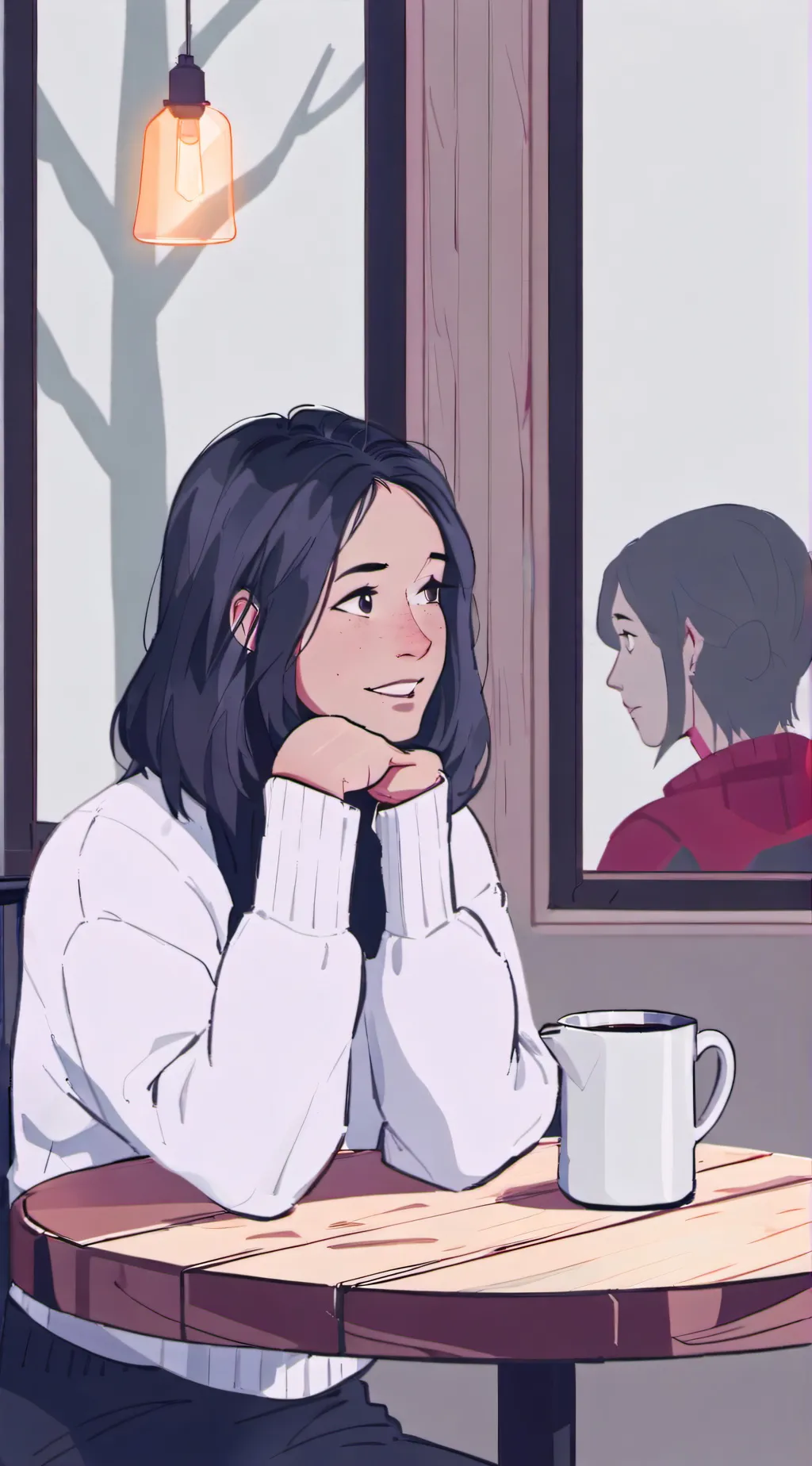 ai character: lily🌈 background