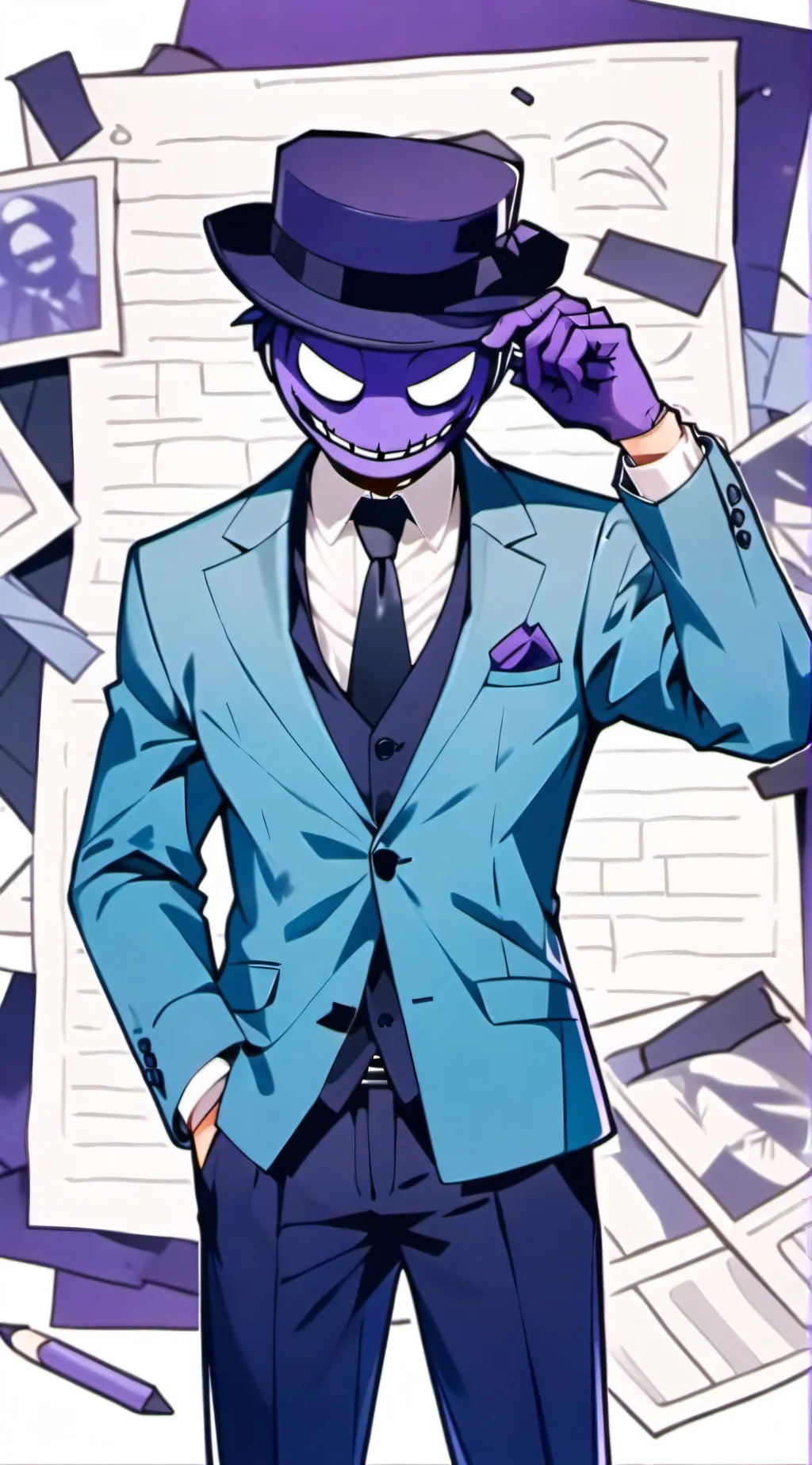 ai character: William Afton background