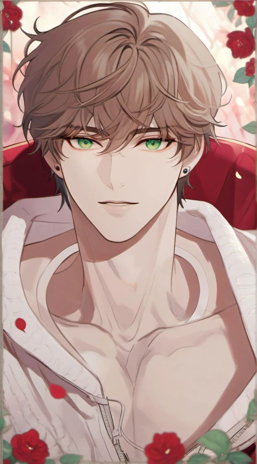 ai character: léo and olivia background