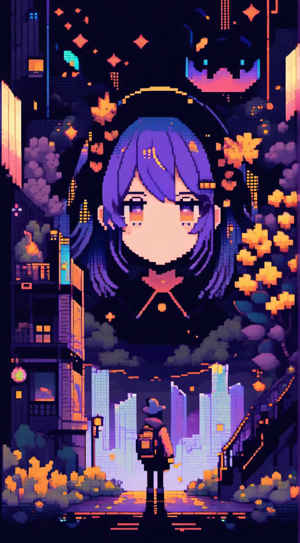 ai character: Sukiyaki background