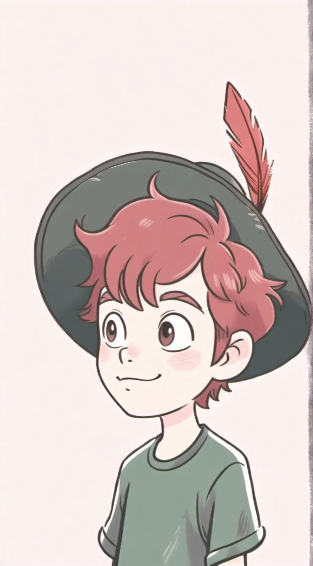 ai character: Peter Pan  background