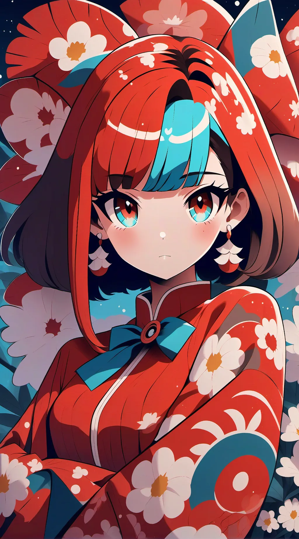 ai character: 开心 background