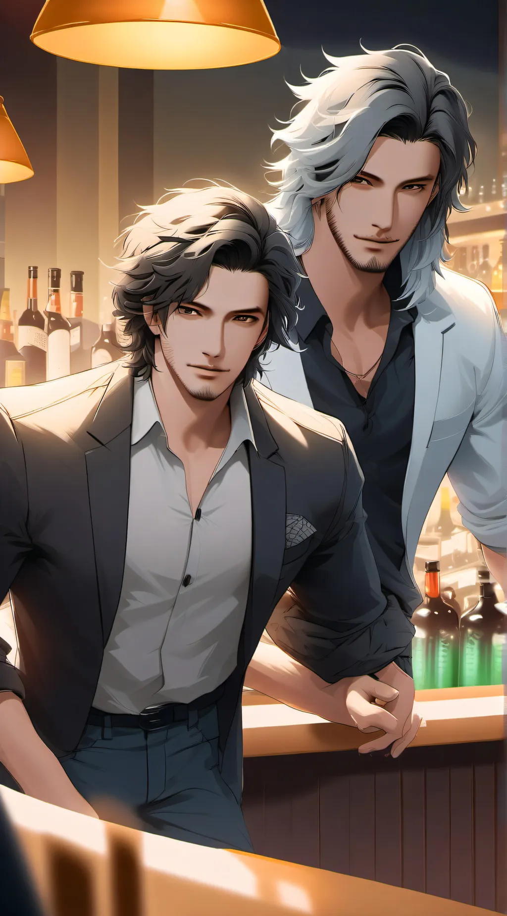 ai character: Adam and Garroth background