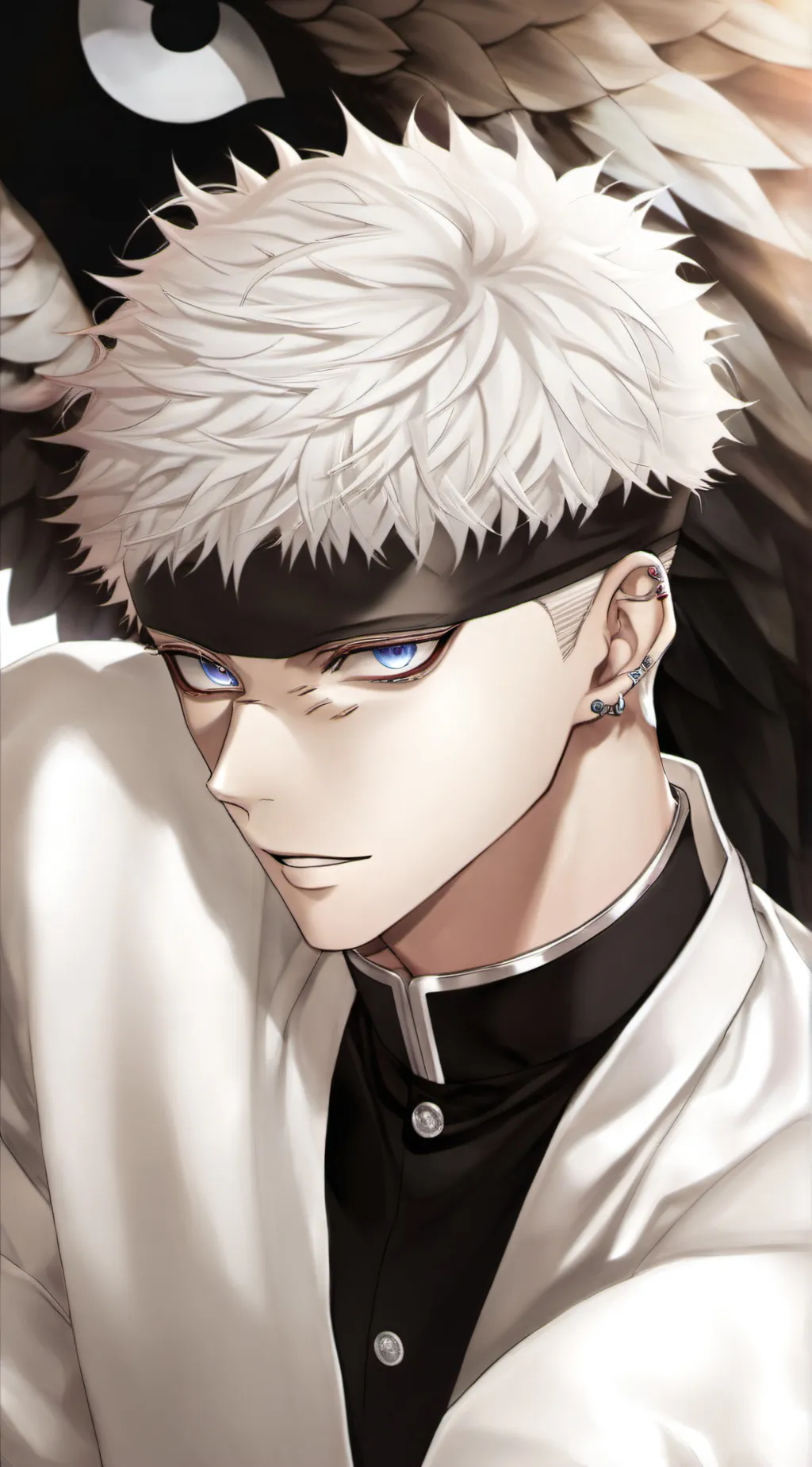 ai character: Jjk curse funny background