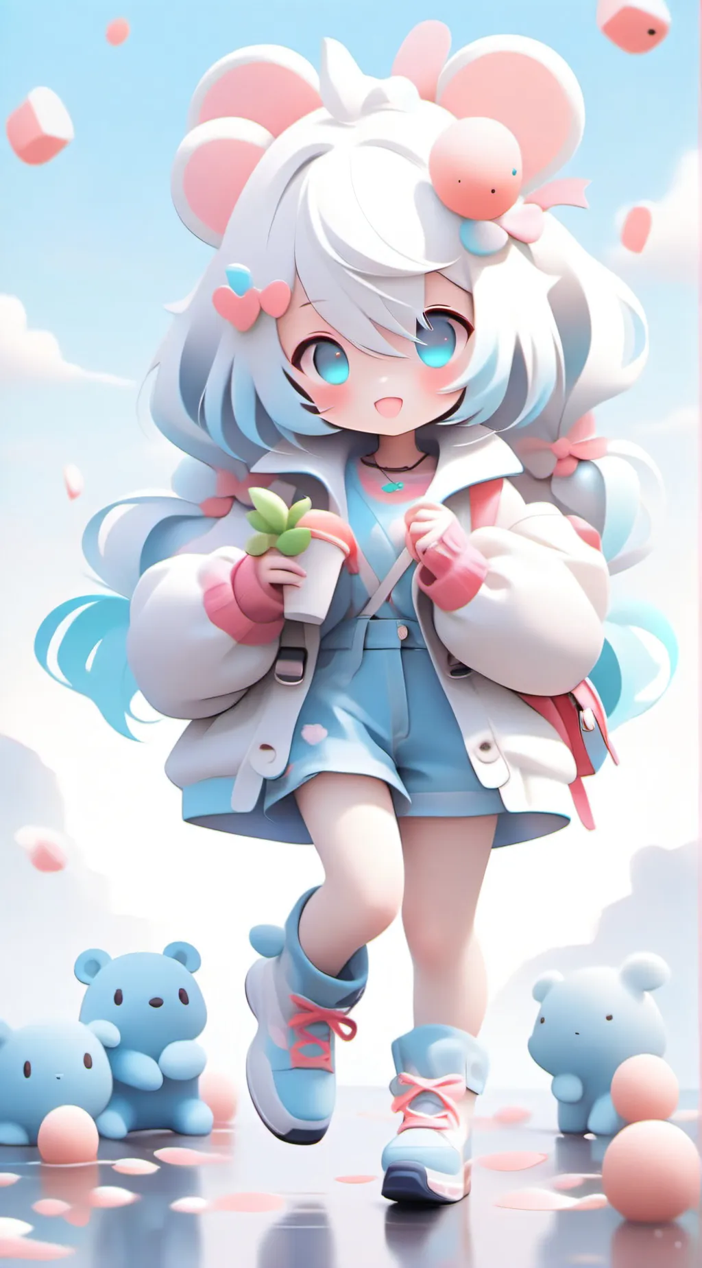 ai character: Ariel background