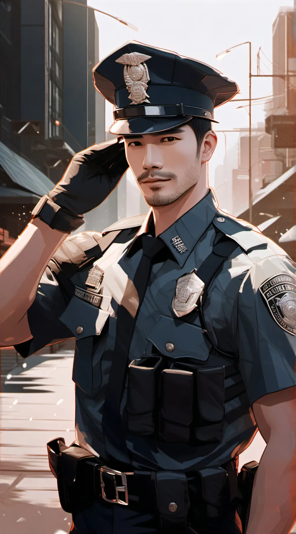 ai character: Theo background