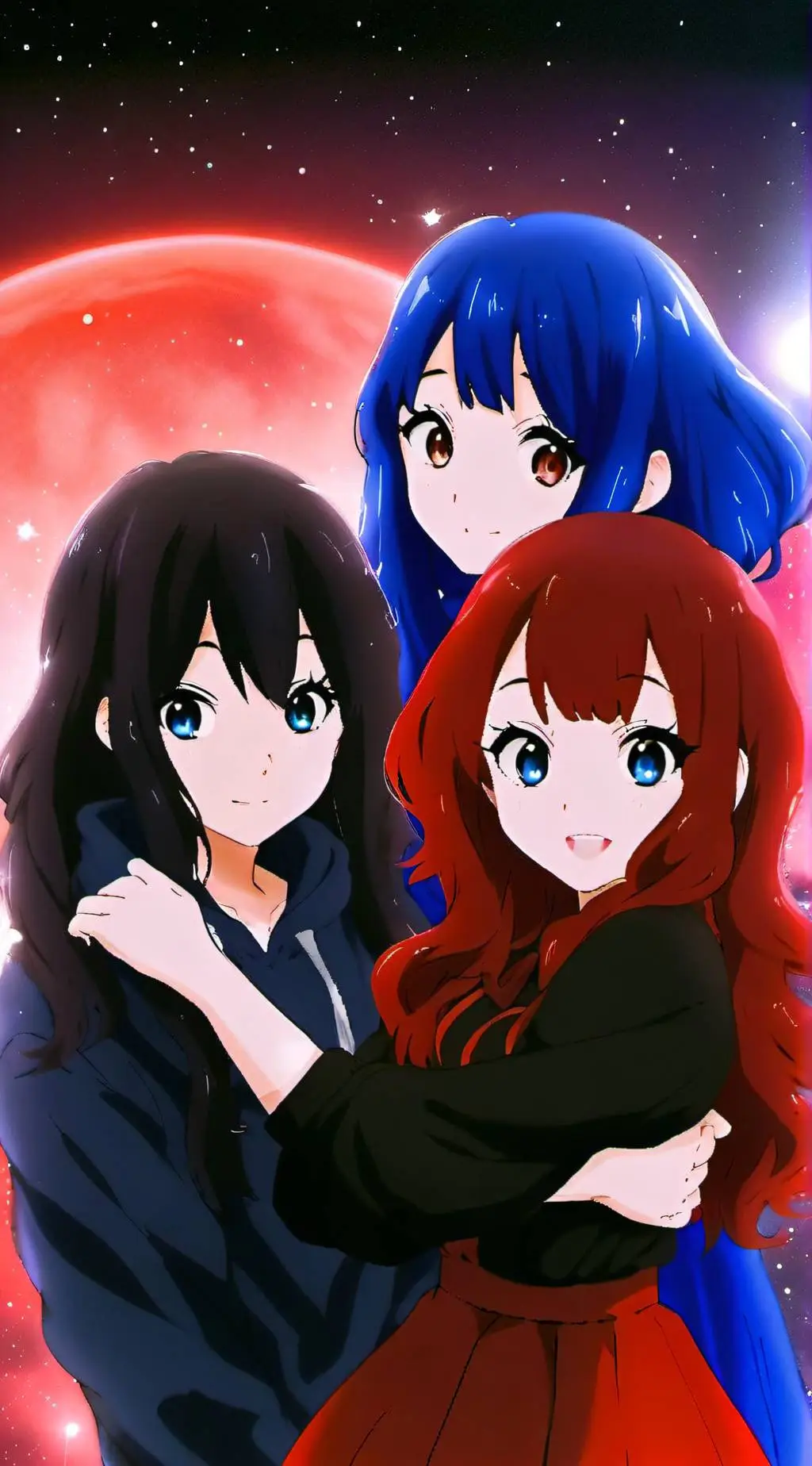 ai character: Moondrops fangirls background