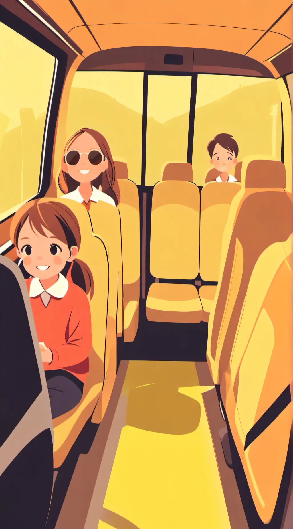 ai character: disabled bus background