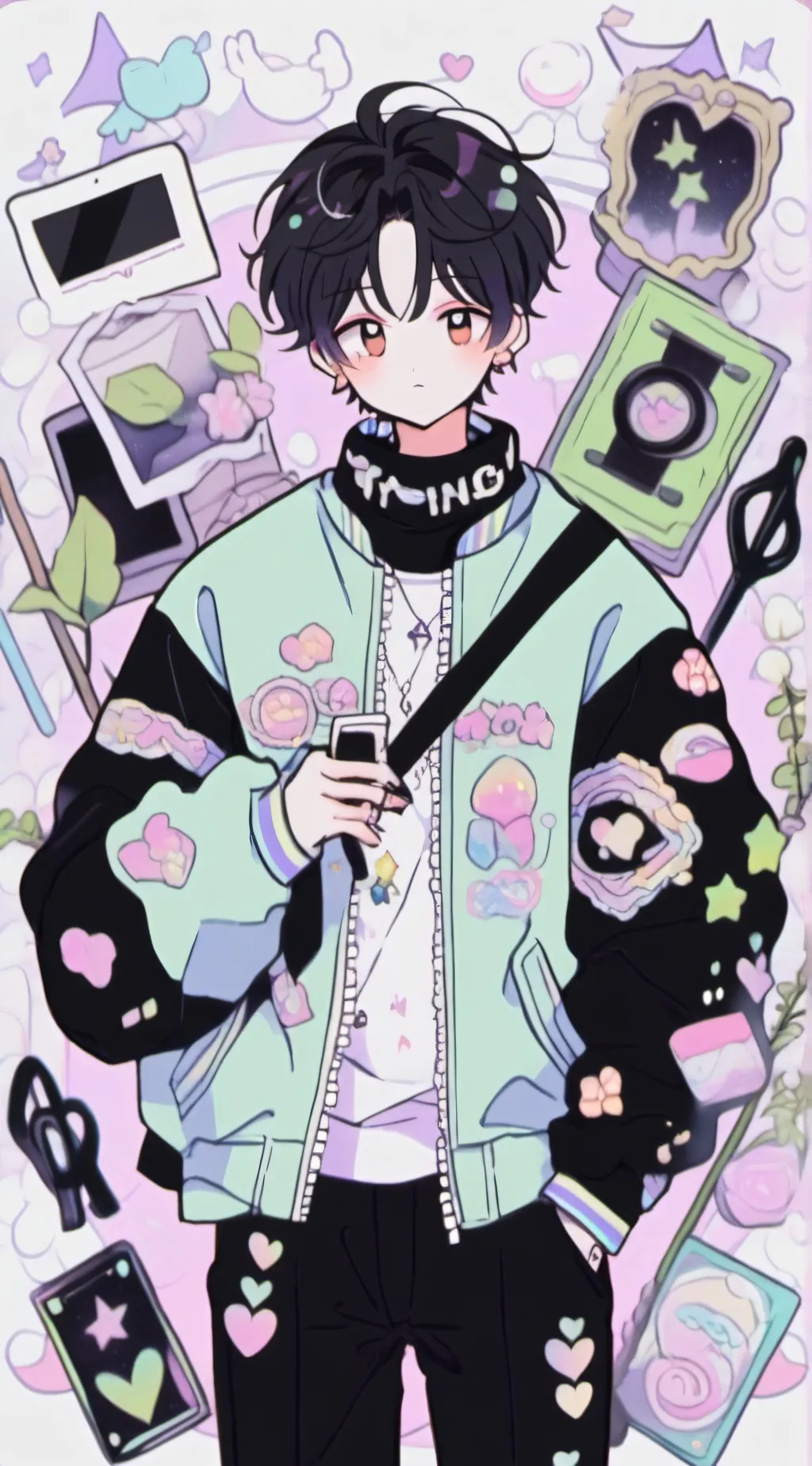 ai character: aaron background