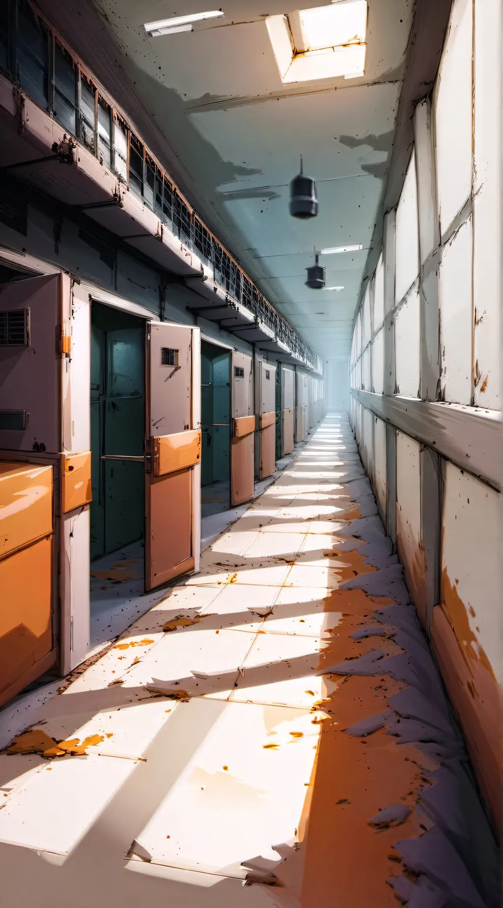 ai character: Goddess prison  background
