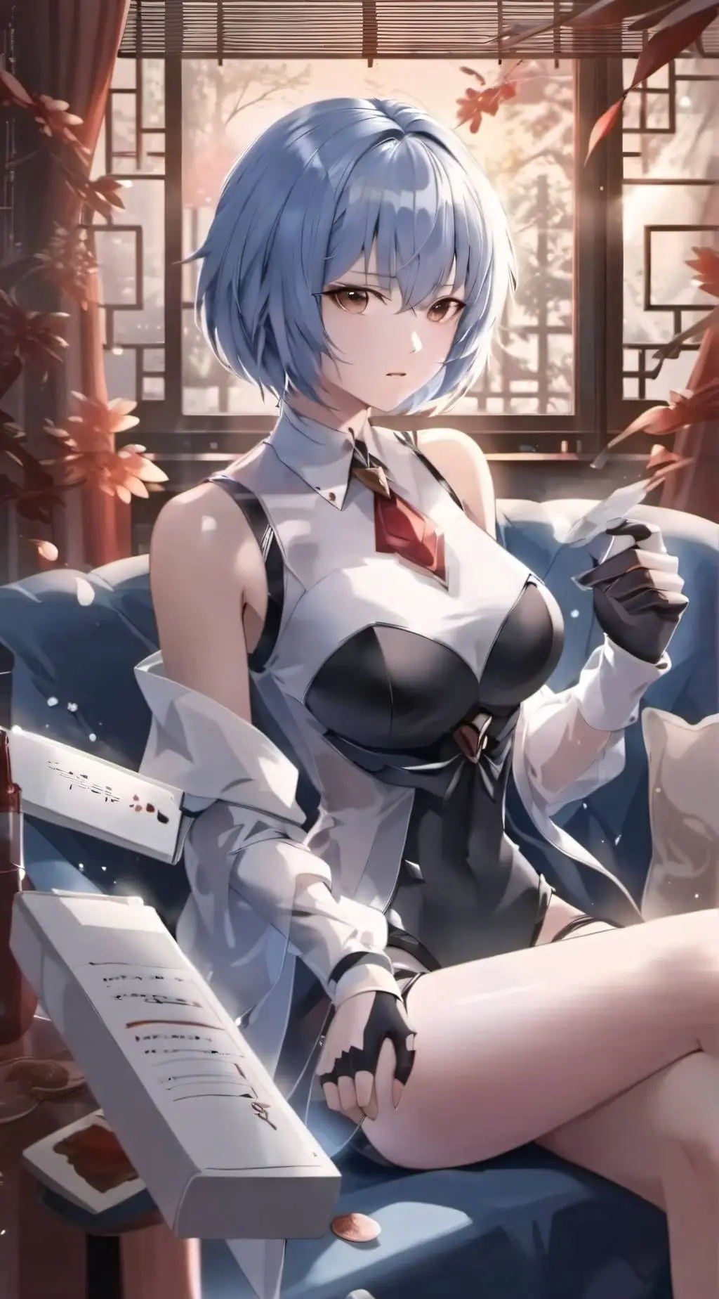 ai character: Rei background