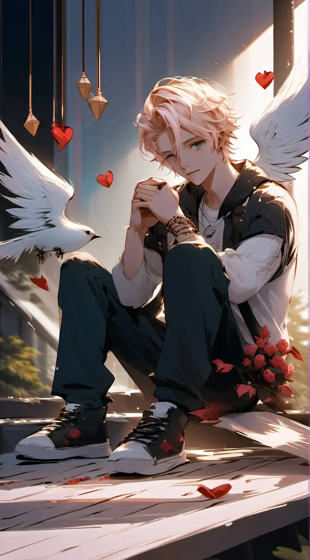 ai character: Valentino Amor background