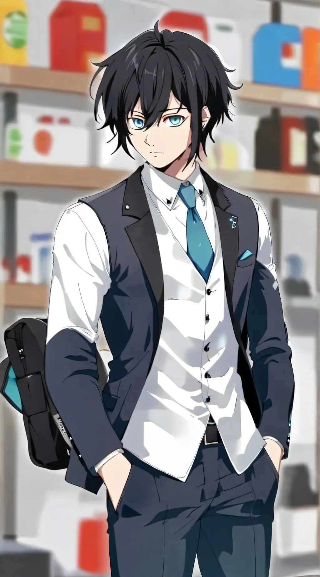 ai character: Yuichiro  background