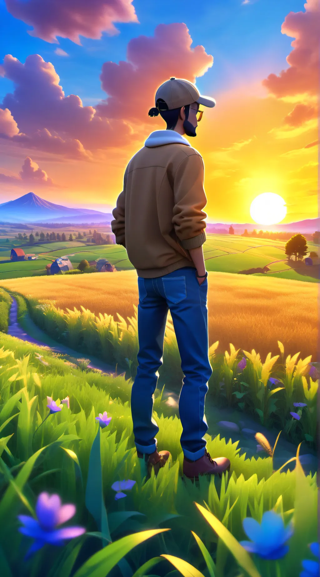 ai character: Derek background