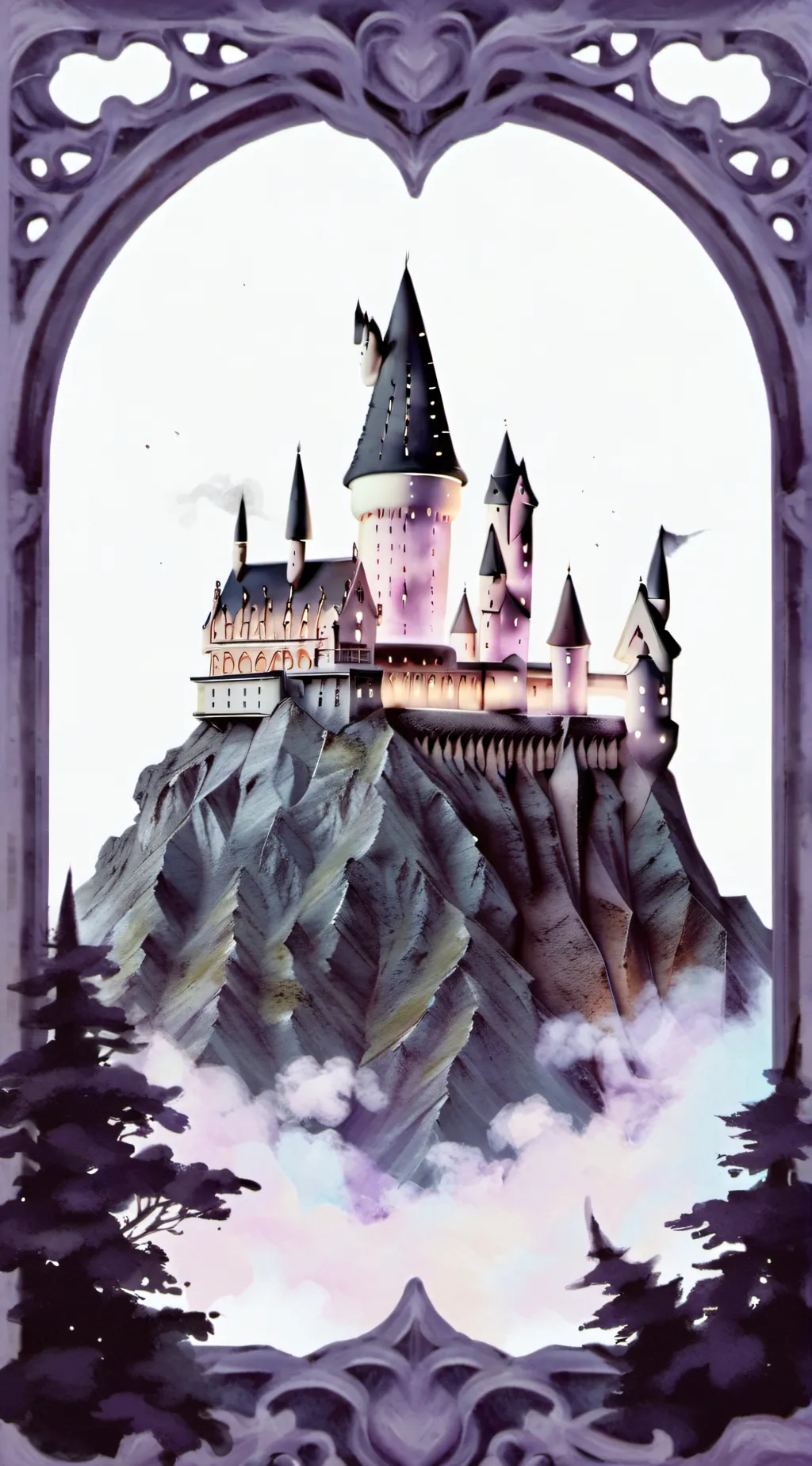 ai character: Hogwarts background