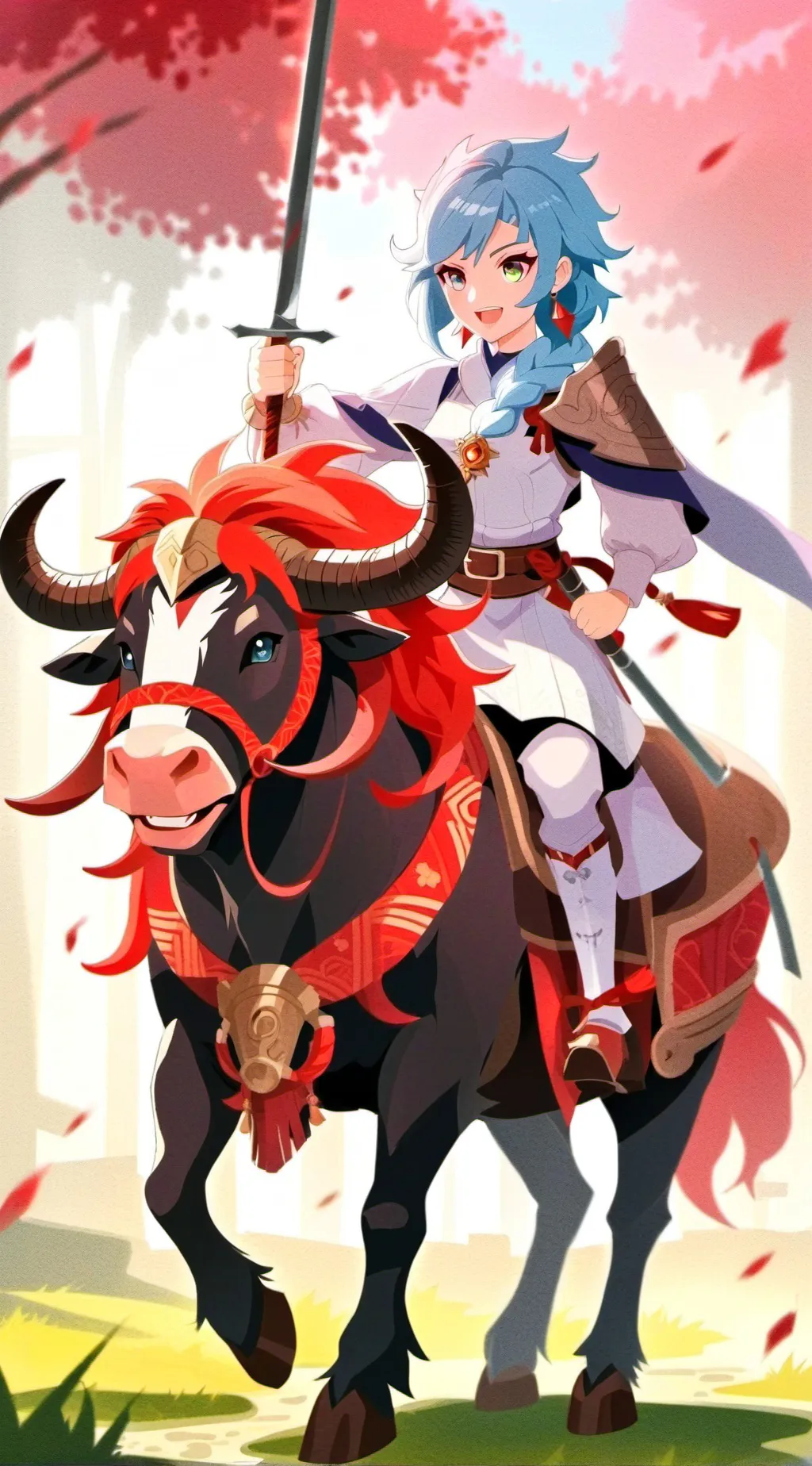 ai character: Block buddies background