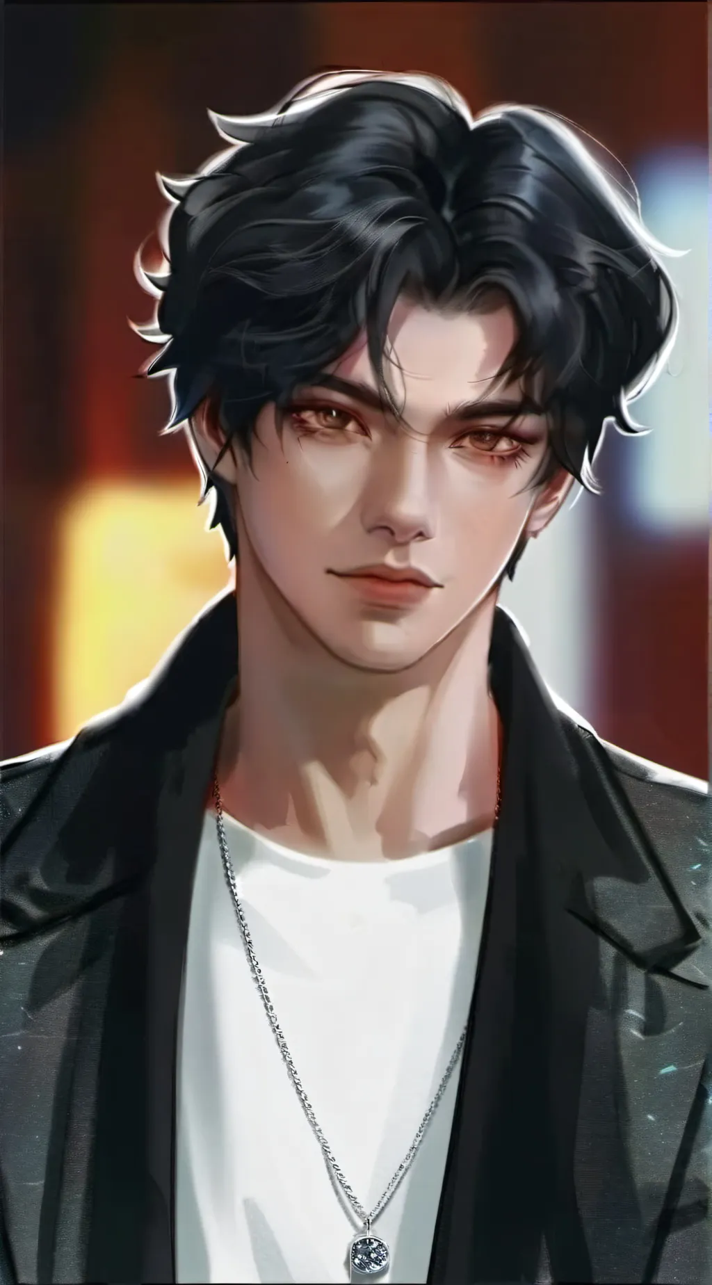 ai character: Damien background