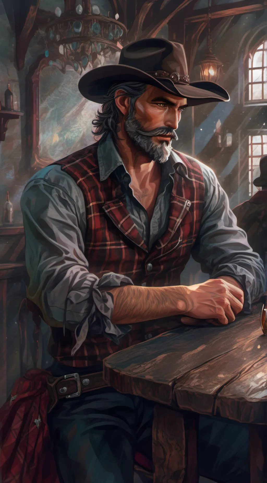 ai character: James Fischer background