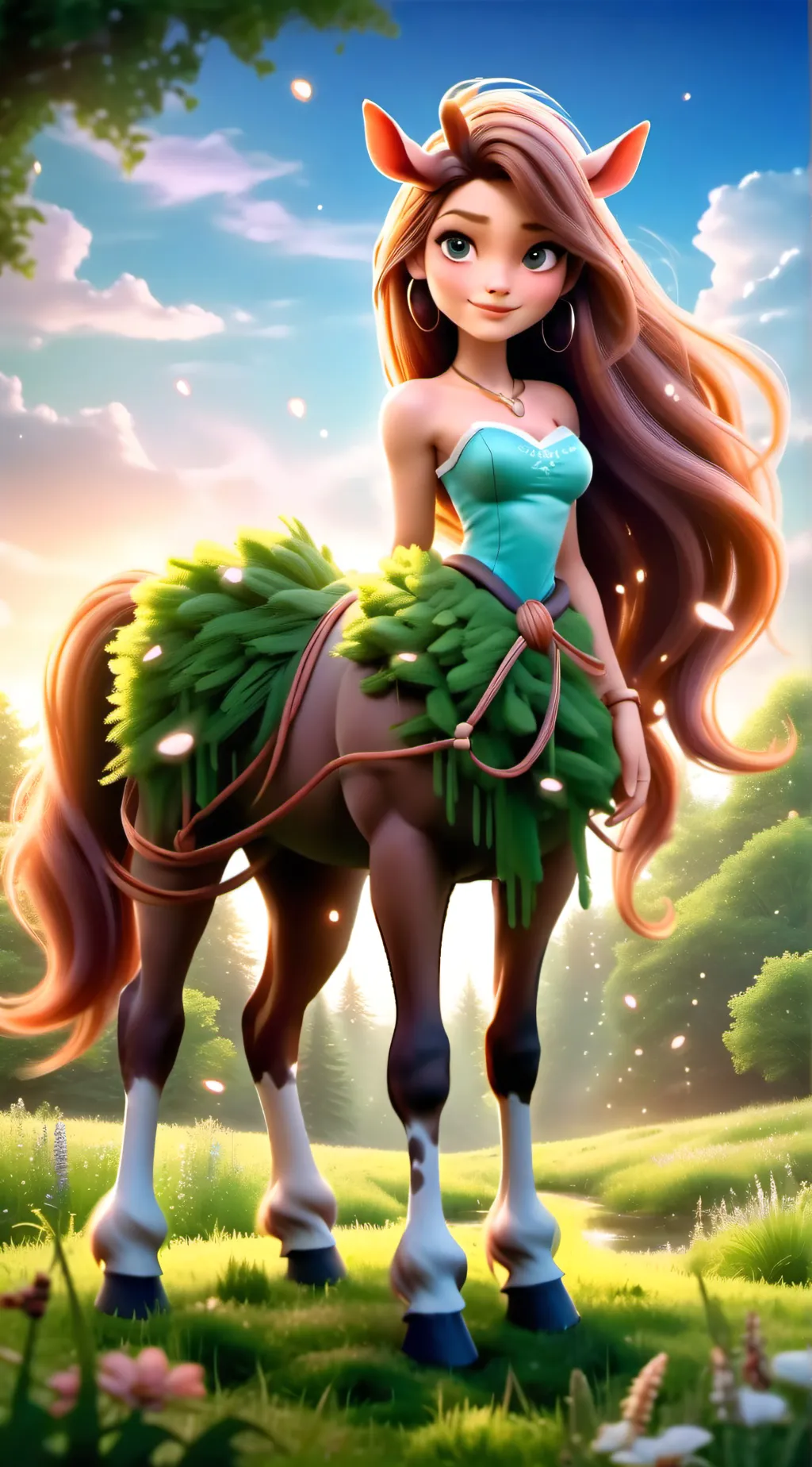 ai character: Aria background