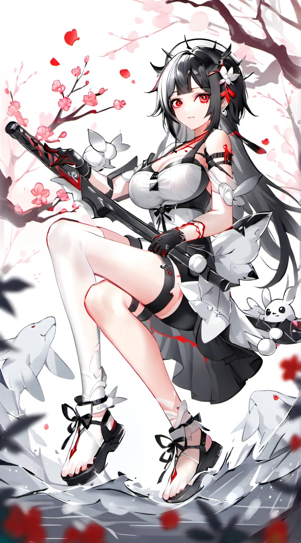 ai character: Ashley  background
