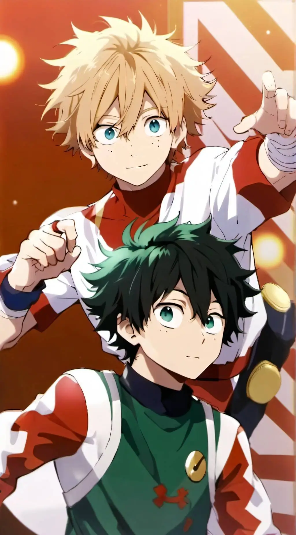ai character: Bakudeku background