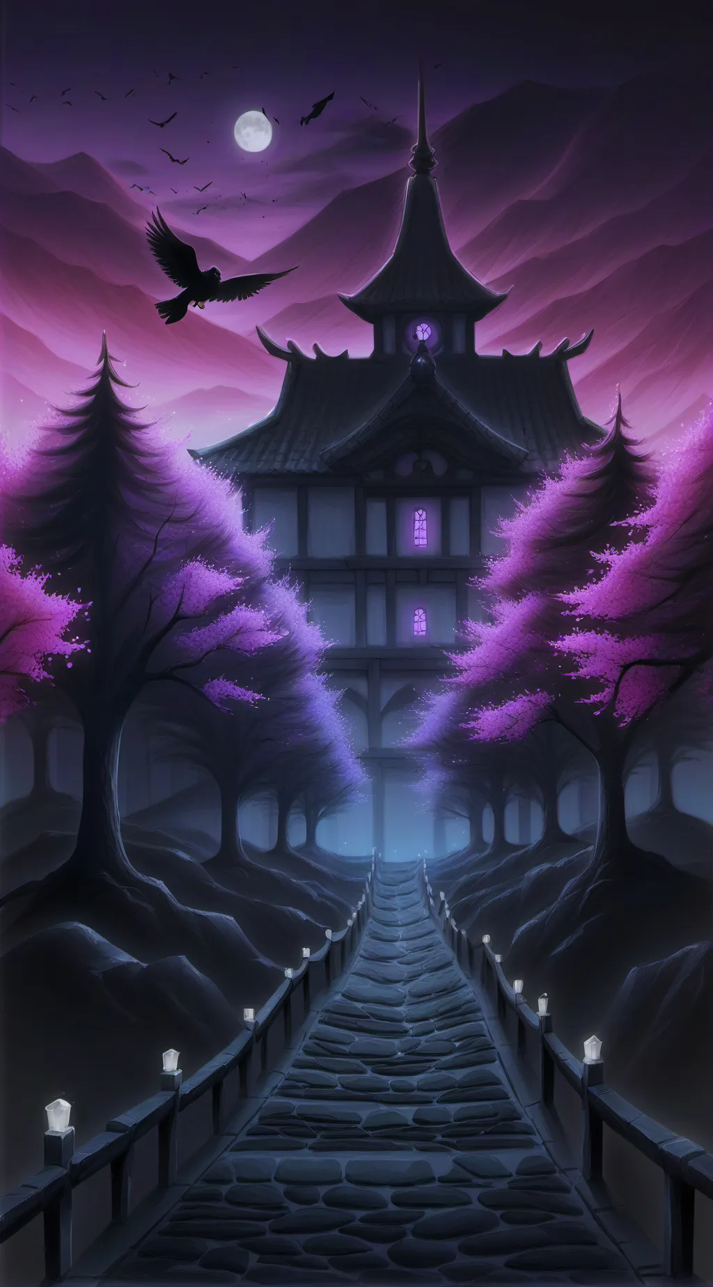 ai character: Hashiras x Fnaf  background