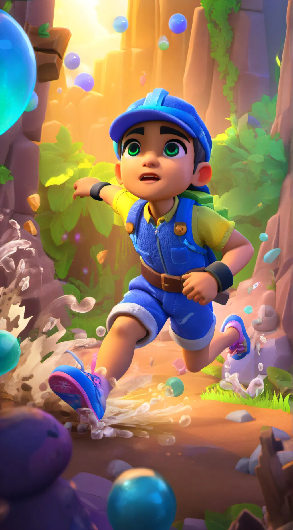 ai character: The amazing digtal background