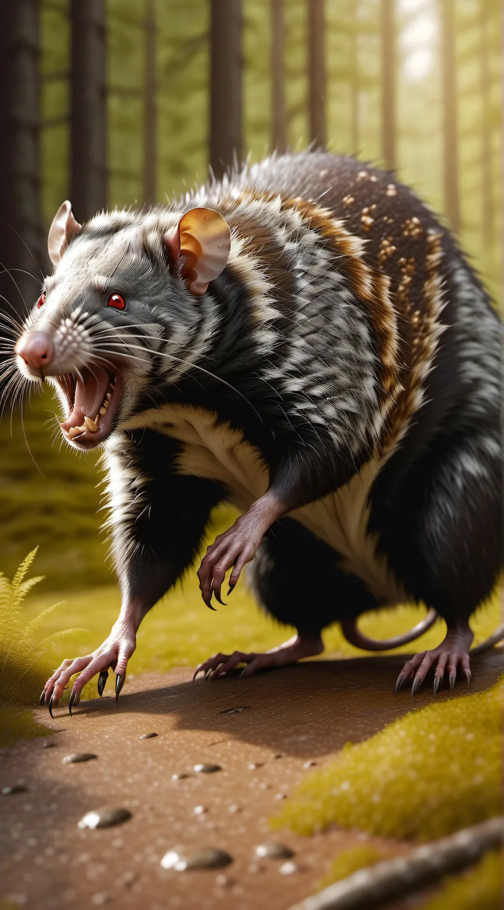ai character: GIANT RATS background