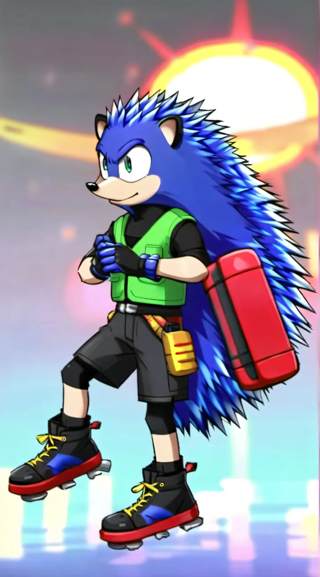 ai character: Sonic Skaters! background