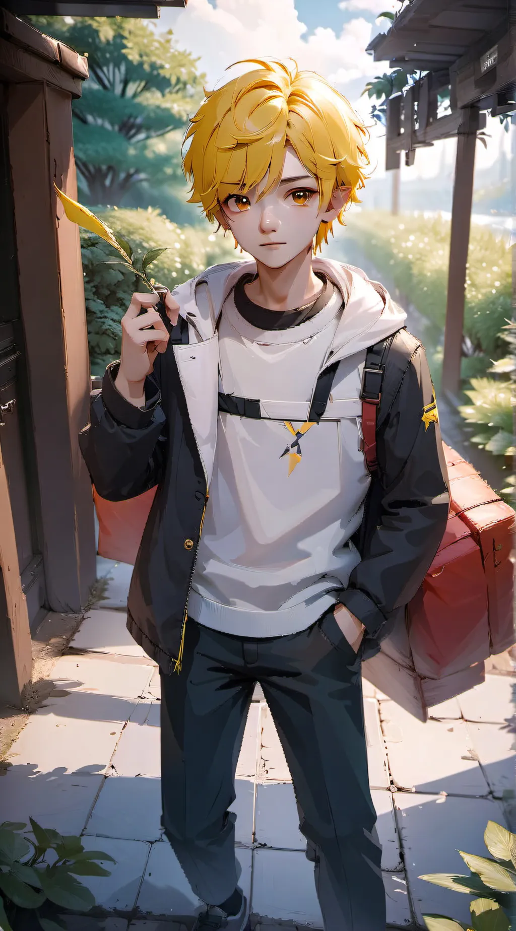 ai character: Denki background