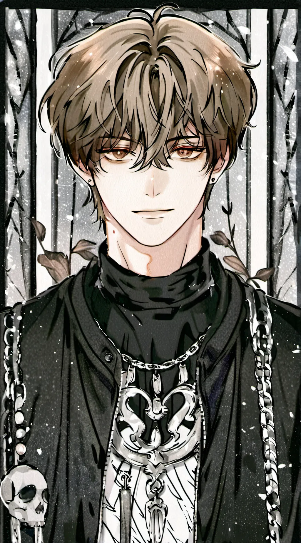 ai character: Ezra  background