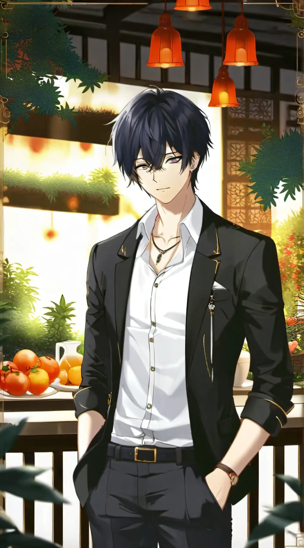 ai character: Leo background