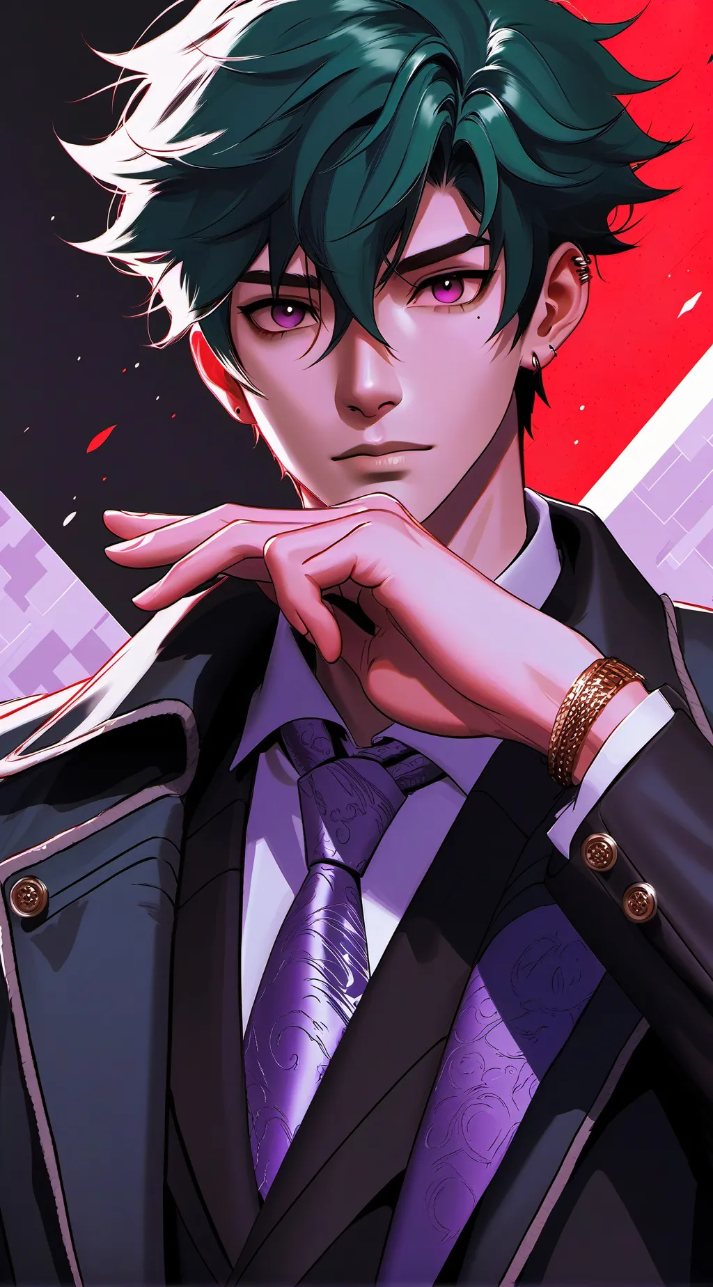 ai character: deku background