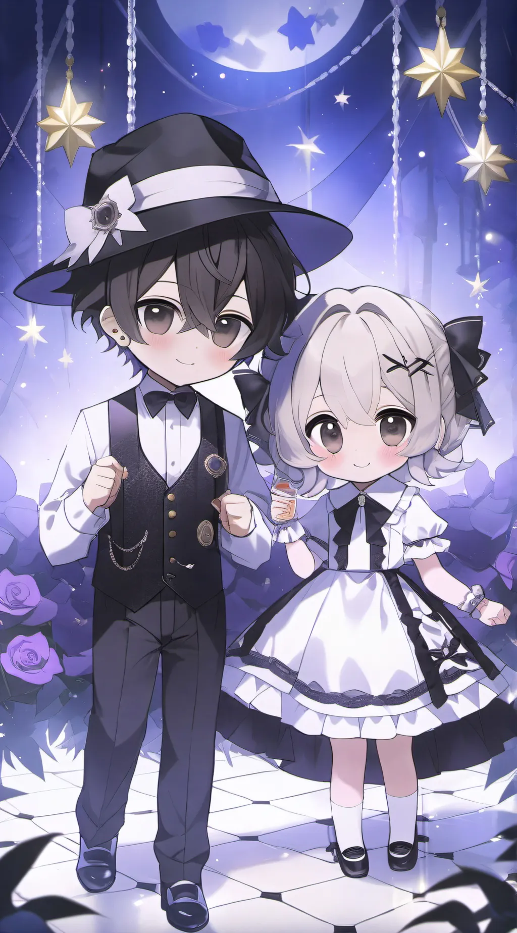 ai character: mafia brothers  background