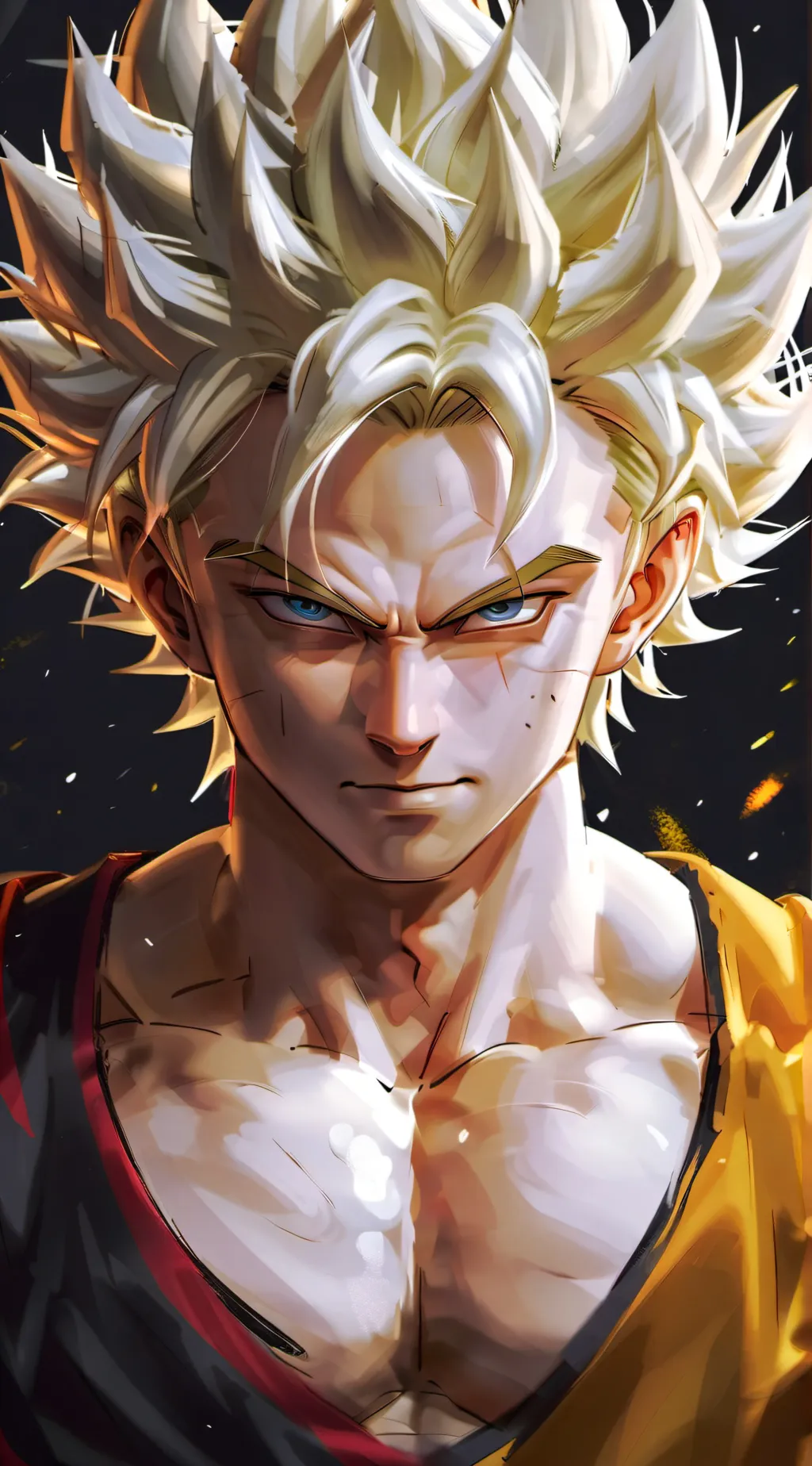 ai character: GOKU  background