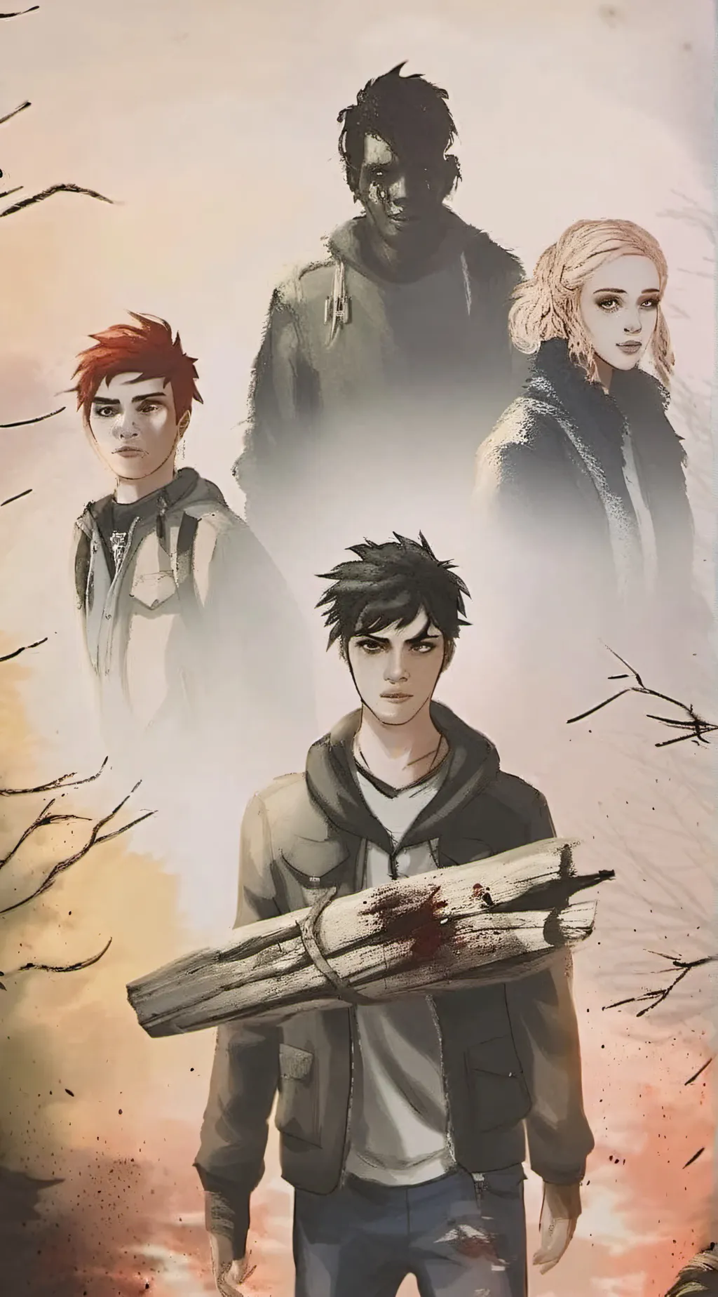 ai character: zombie apocalypse  background